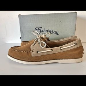 St Johns Bay Brown Casual Boat Shoes
